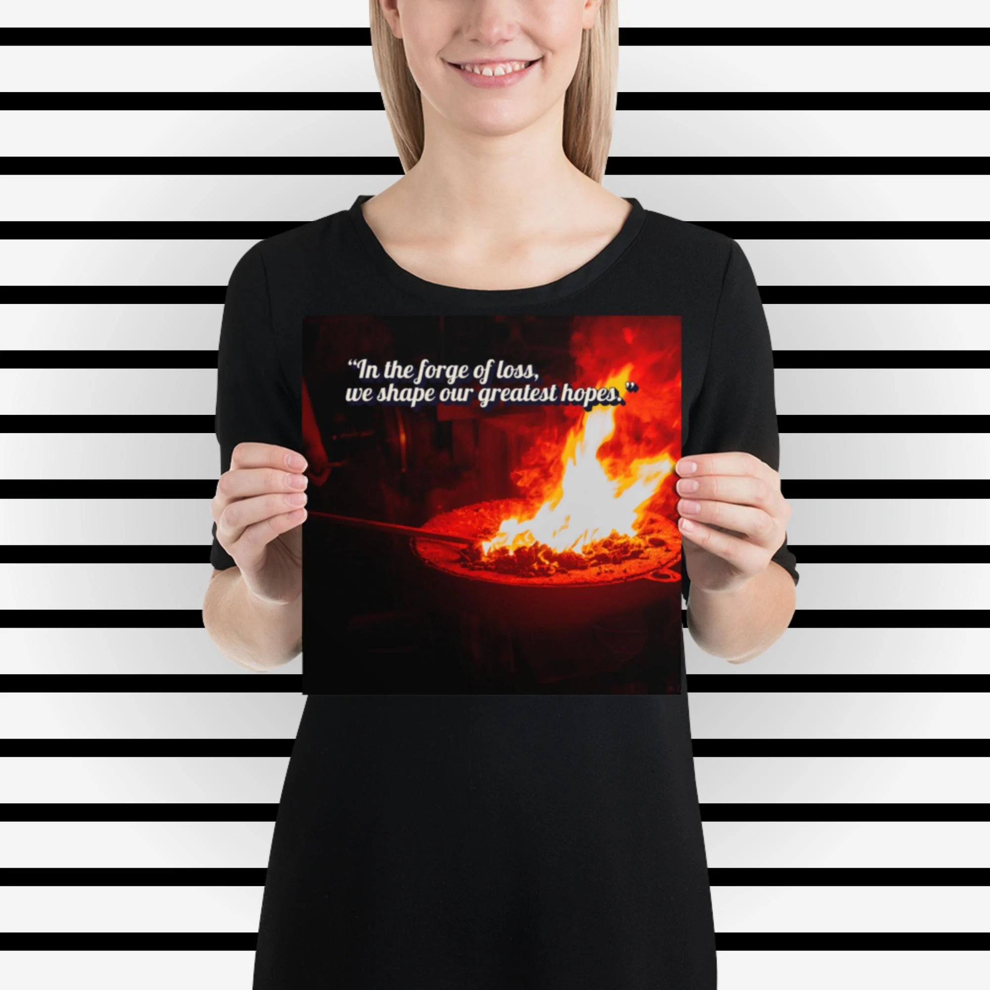 Blood Moon Axe Book Quote Poster