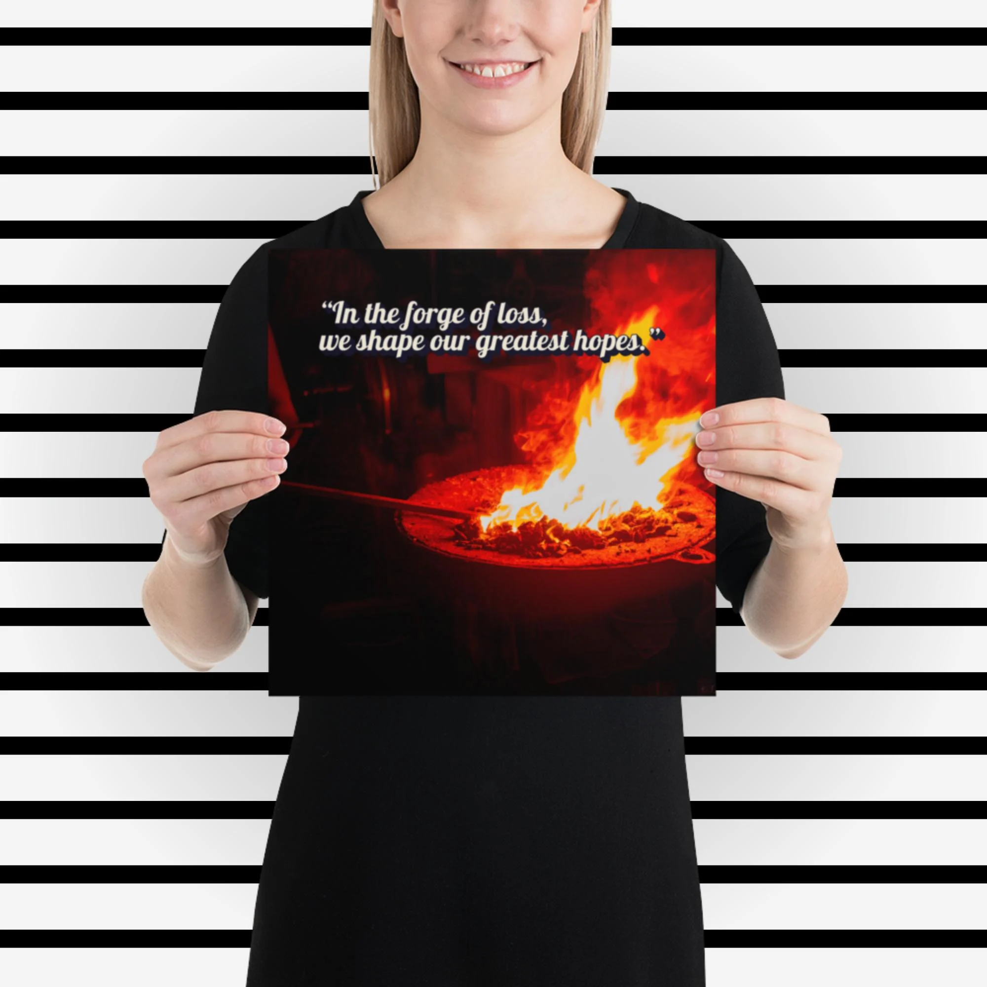 Blood Moon Axe Book Quote Poster - Image 2