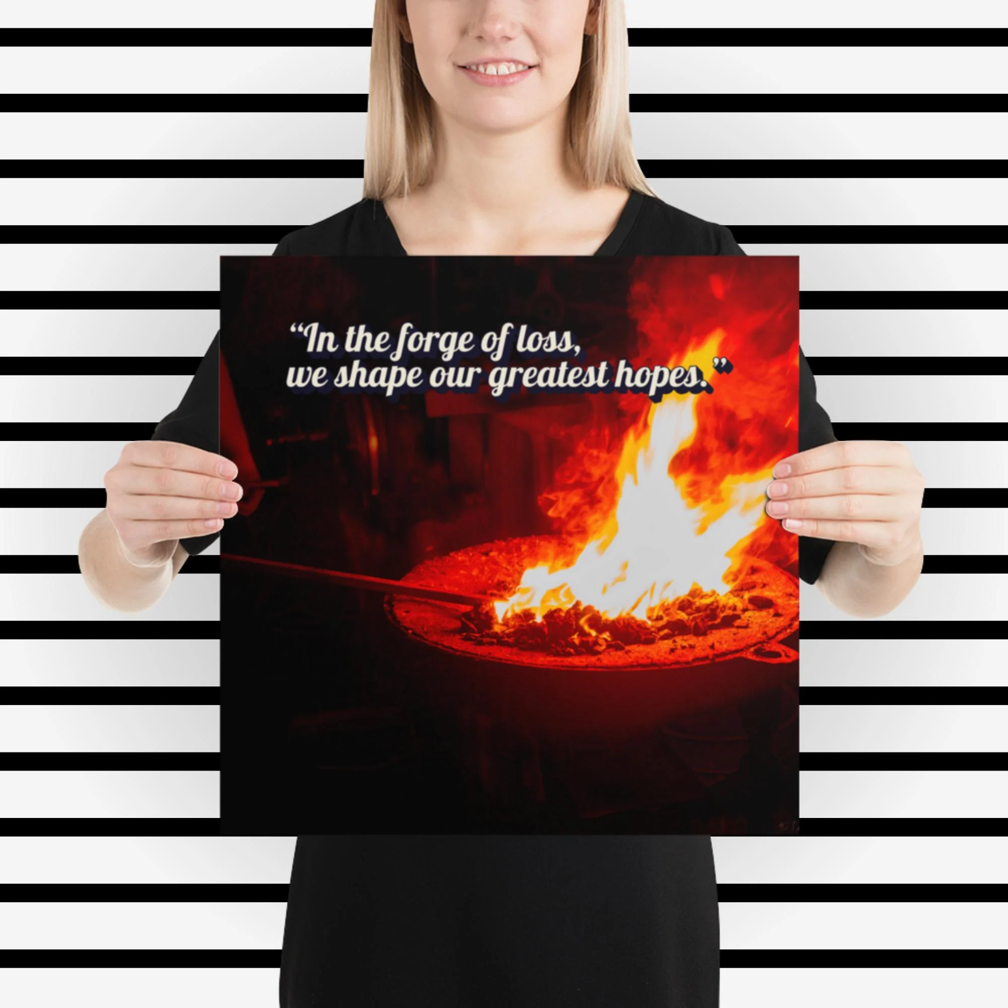 Blood Moon Axe Book Quote Poster - Image 4